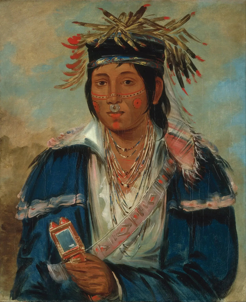 Kee-mo-rá-nia, ingen engelska, en dandyr - George Catlin