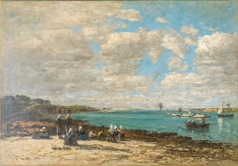 Kerhuon - fiskarna - Eugène Boudin