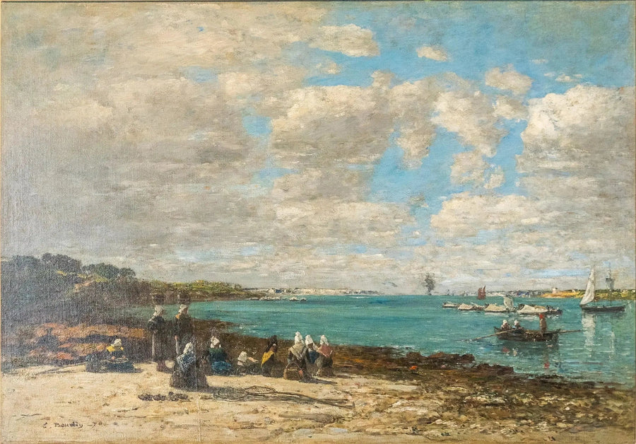 Kerhuon - fiskarna - Eugène Boudin