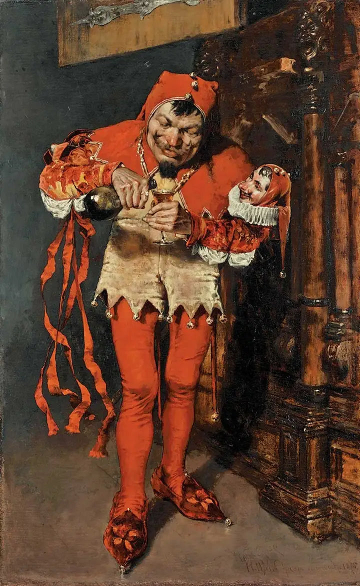 "Keying Up" - Hovets clown - William Merritt Chase
