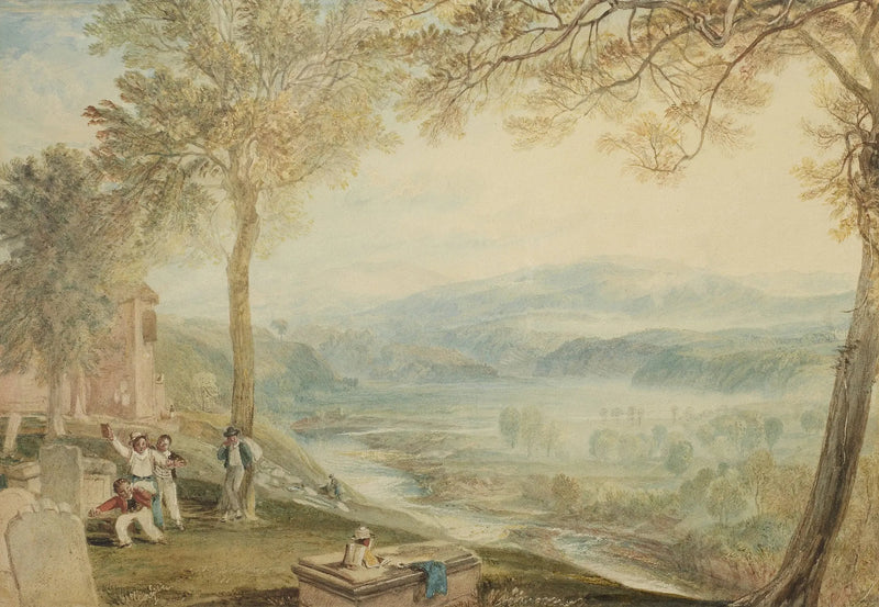 Kirkby Lonsdale kyrkogård - J. M. W. Turner