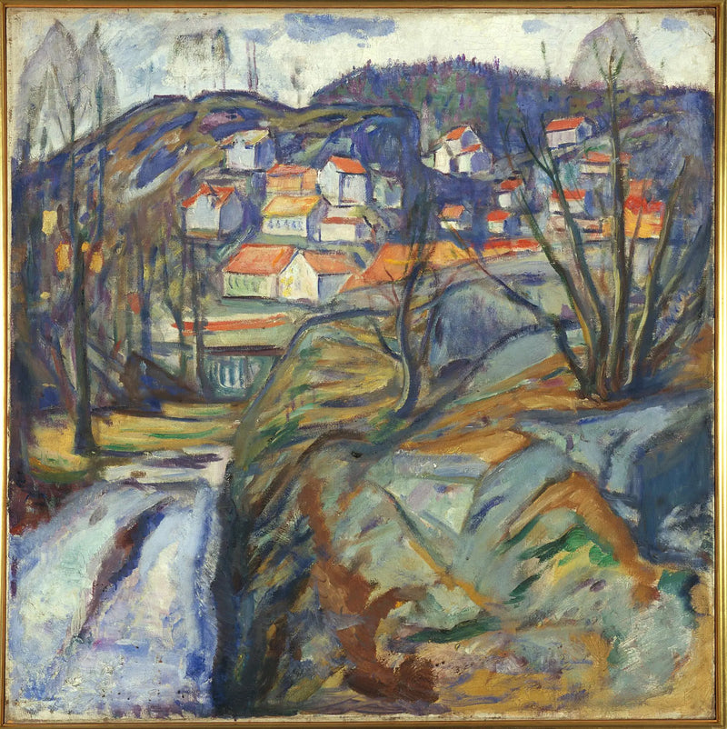 Kragerø på våren - Edvard Munch