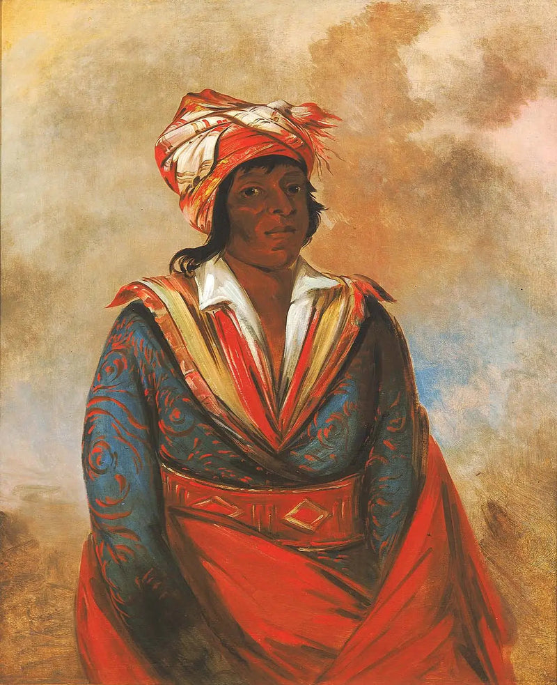 Kút-tee-o-túb-bee, Hur dödade han?, en erkänd modig - George Catlin