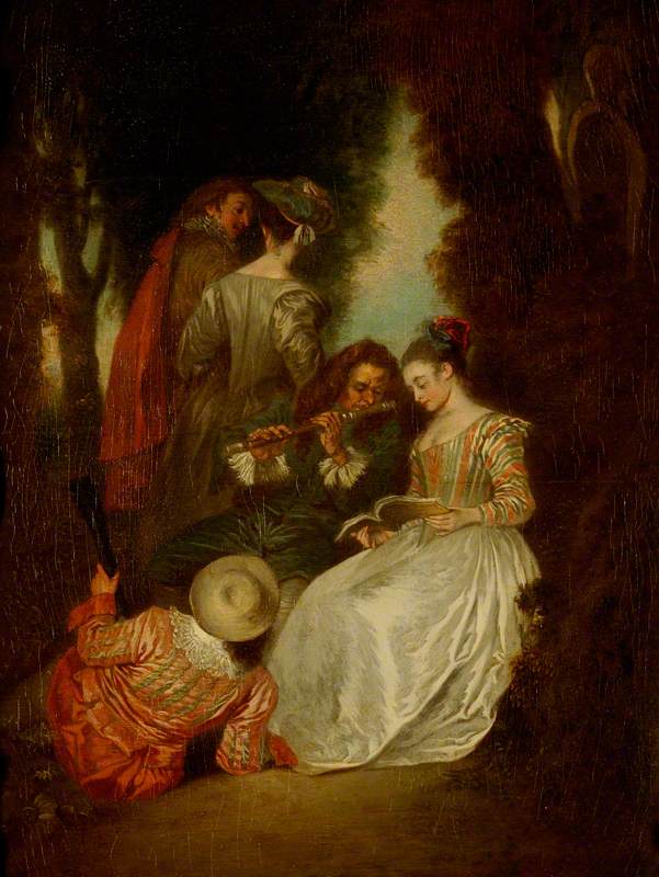 Det perfekta harmonin - Antoine Watteau