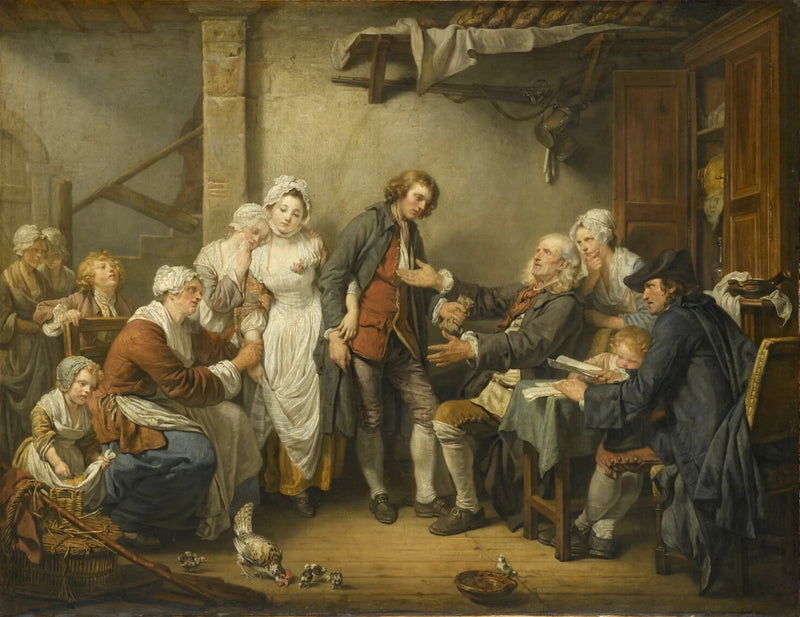 Flickan i byn - Jean-Baptiste Greuze