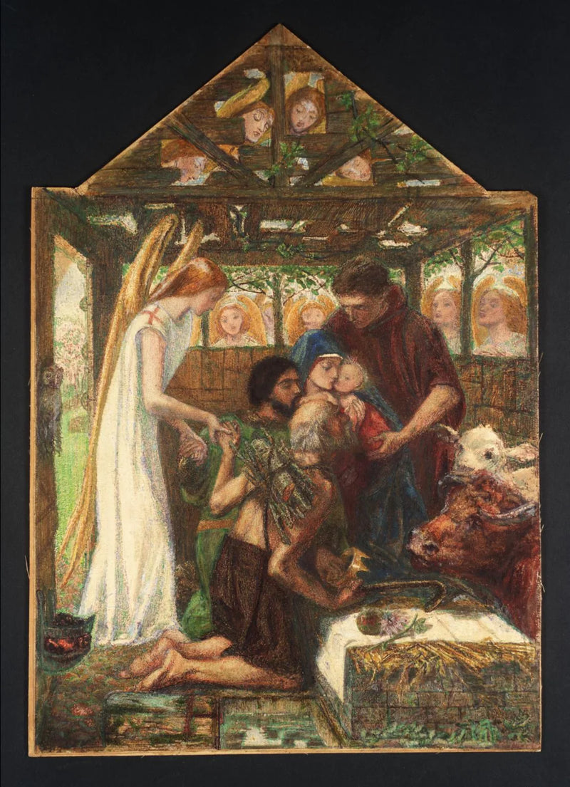 Adorationen - Dante Gabriel Rossetti