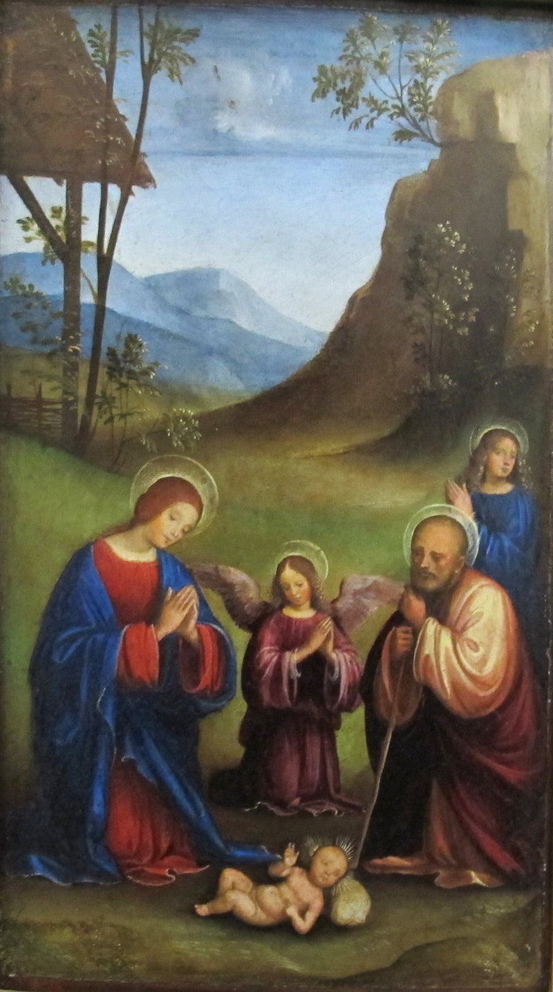 Barnets tillbedjan - Francesco Francia