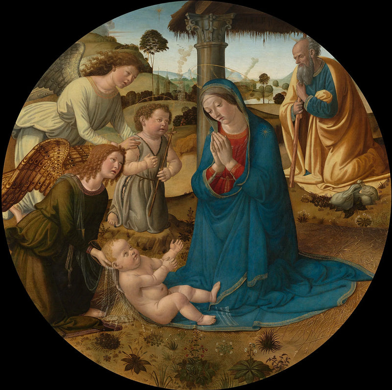 Barnets tillbedjan - Cosimo Rosselli