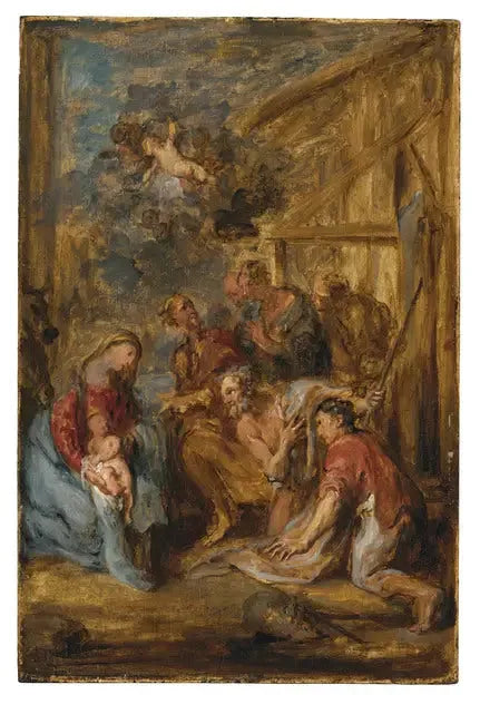 Gåvor till herdarna, efter 1630 - Antoine van Dyck