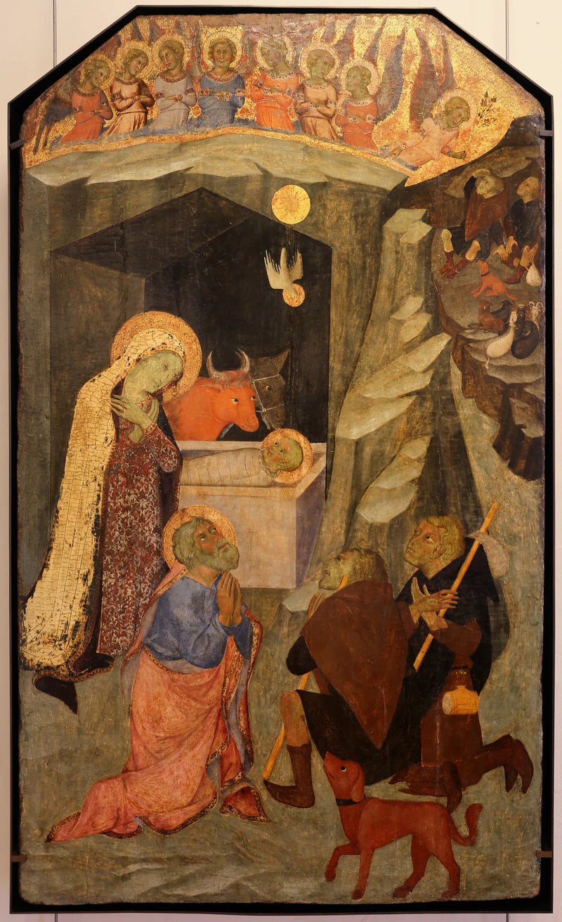 Adorationen av herdarna - Bartolo di Fredi