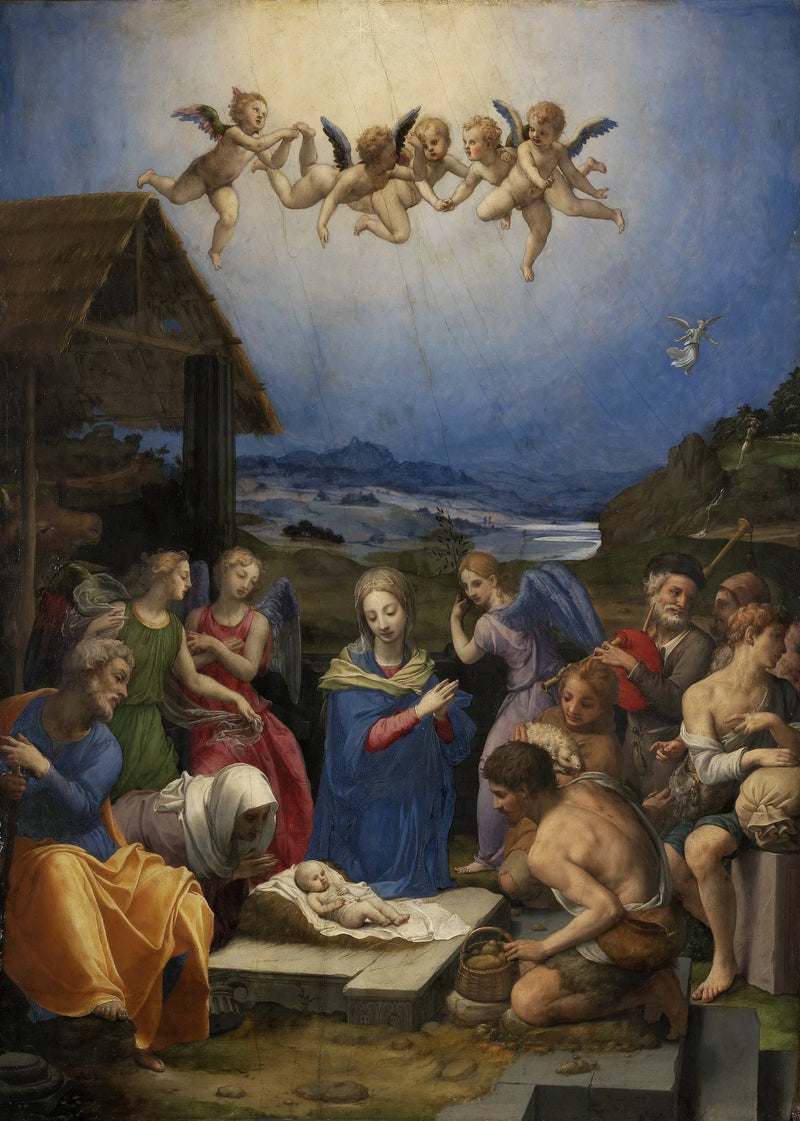 Adorationen av herdarna - Bronzino