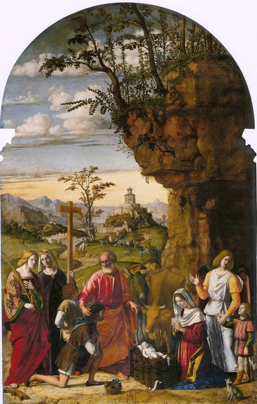 Adorationen av herdarna - Cima da Conegliano