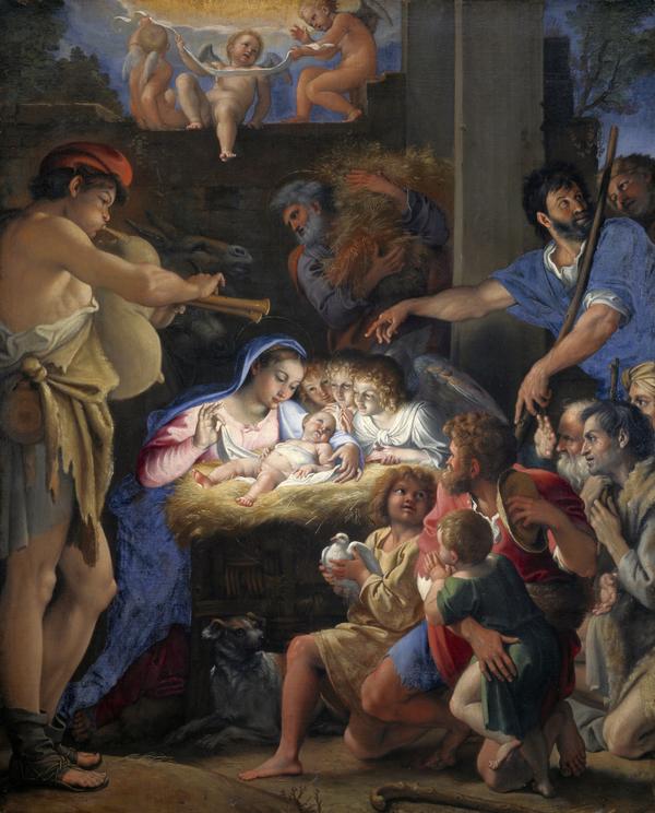 Adorationen av herdarna - Domenichino