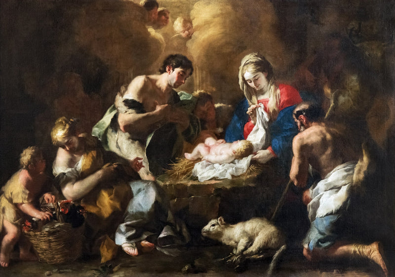 Gåvorna till herdarna - Francesco Solimena