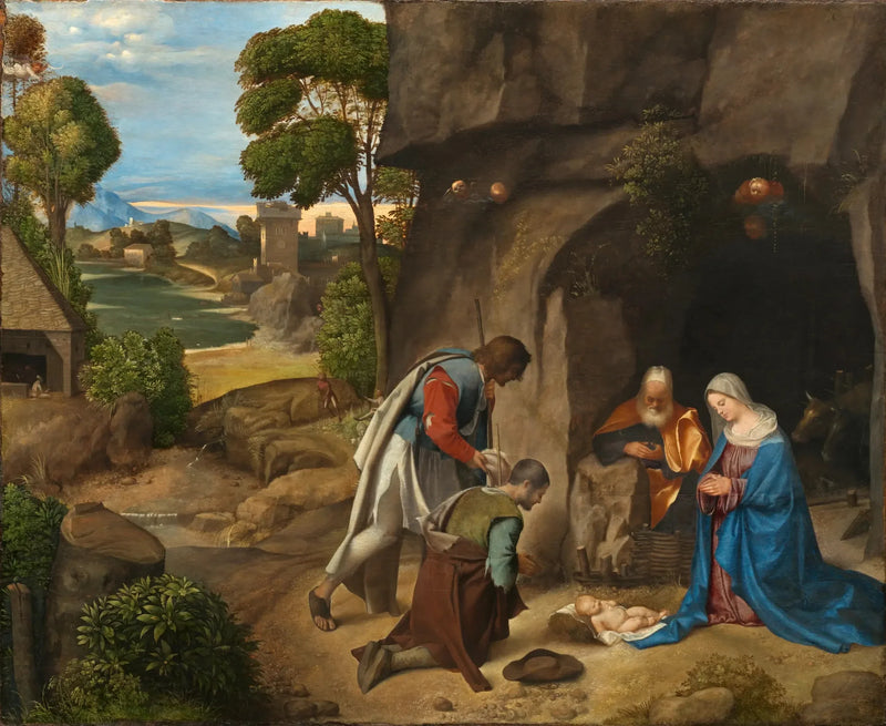 Adorationen av herdarna - Giorgione