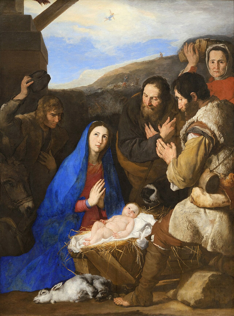 Adoration des bergers - Jusepe de Ribera