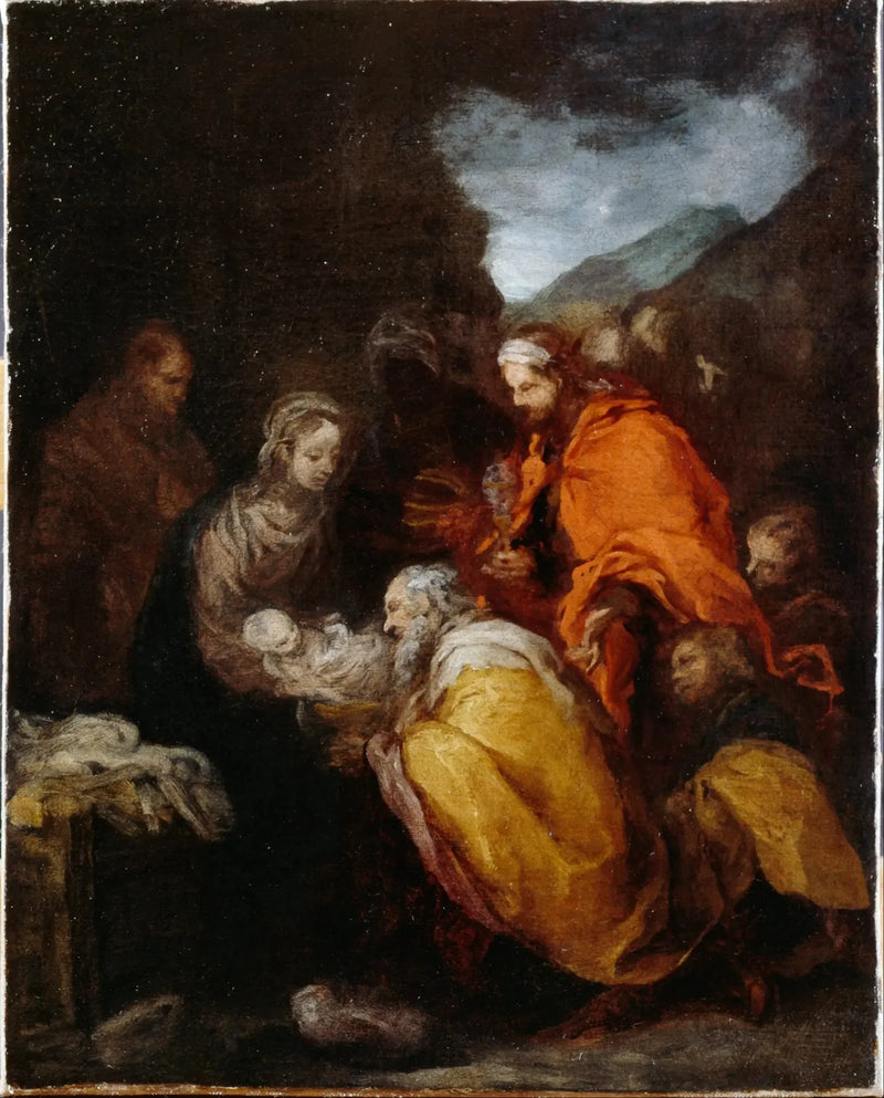 De vise männens tillbedjan - Bartolomé Esteban Murillo