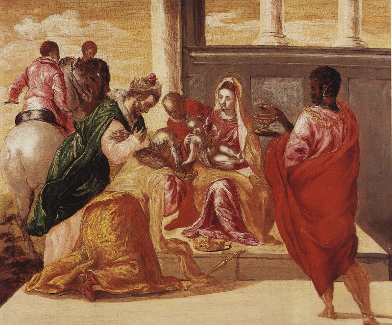 De vise männens tillbedjan - El Greco