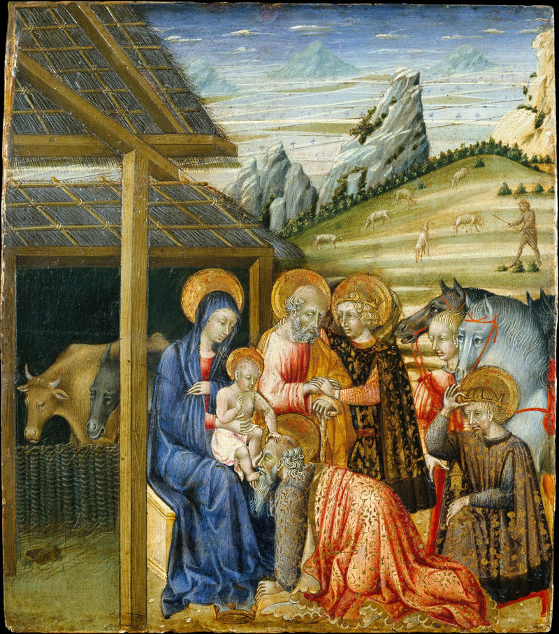 De vise männens tillbedjan - Giovanni di Paolo