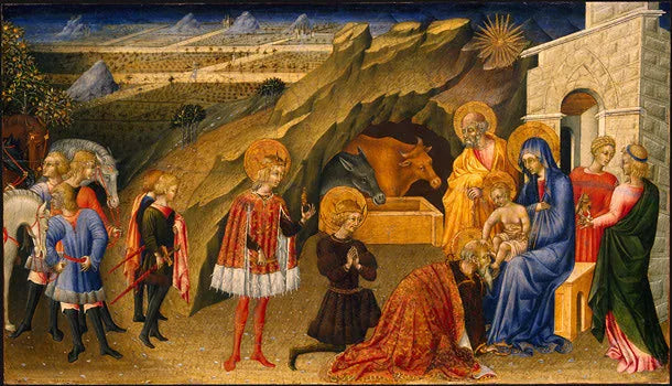 De vise männens tillbedjan - Giovanni di Paolo
