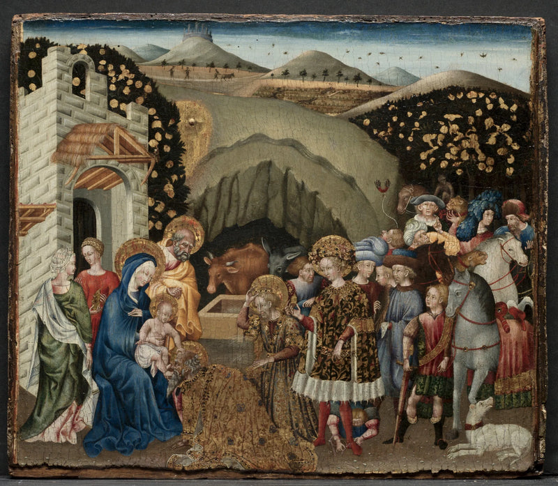 De vise männens tillbedjan - Giovanni di Paolo