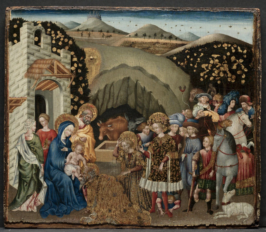 De vise männens tillbedjan - Giovanni di Paolo
