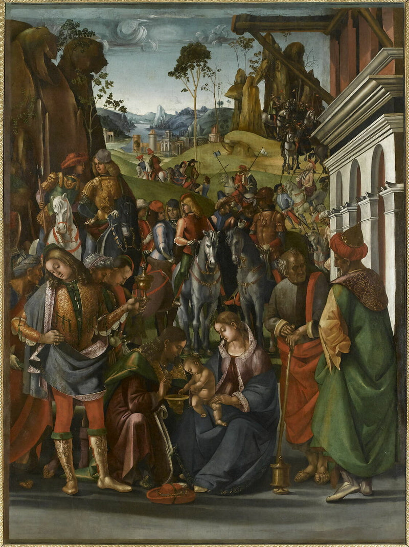 De vise männens tillbedjan - Luca Signorelli
