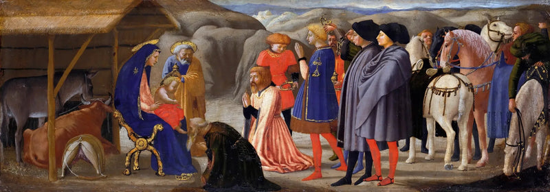 De vise mäns tillbedjan - Masaccio