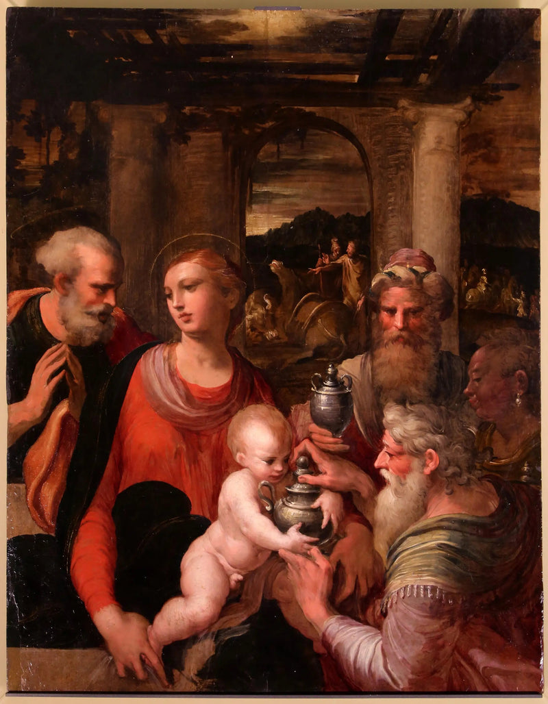 De vise männens tillbedjan - Parmigianino