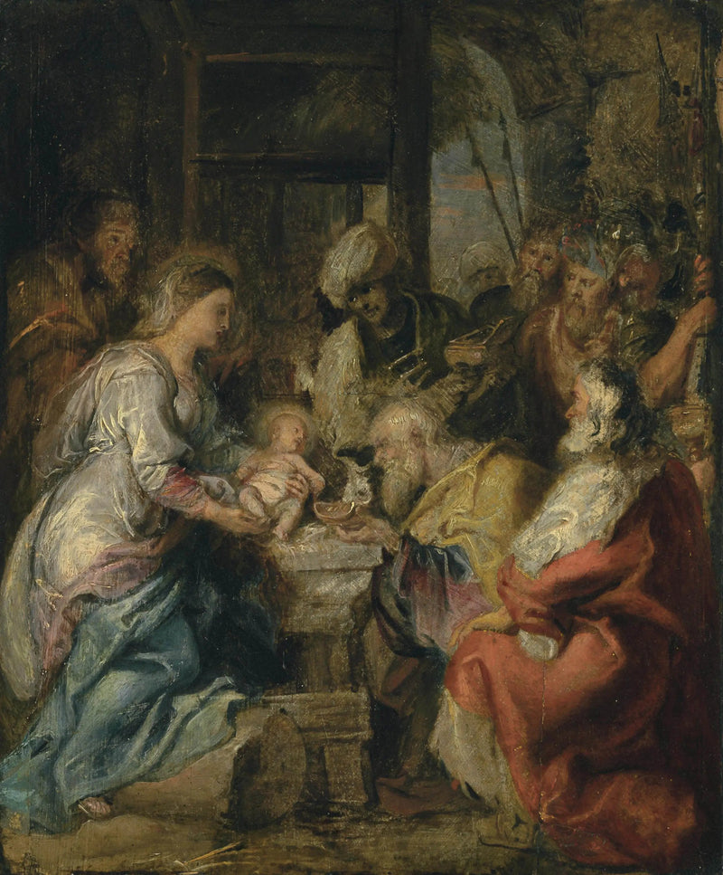 De vise männens tillbedjan - Peter Paul Rubens