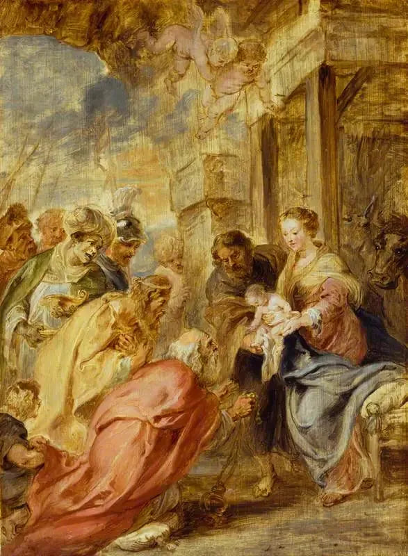 De vise männens tillbedjan - Peter Paul Rubens