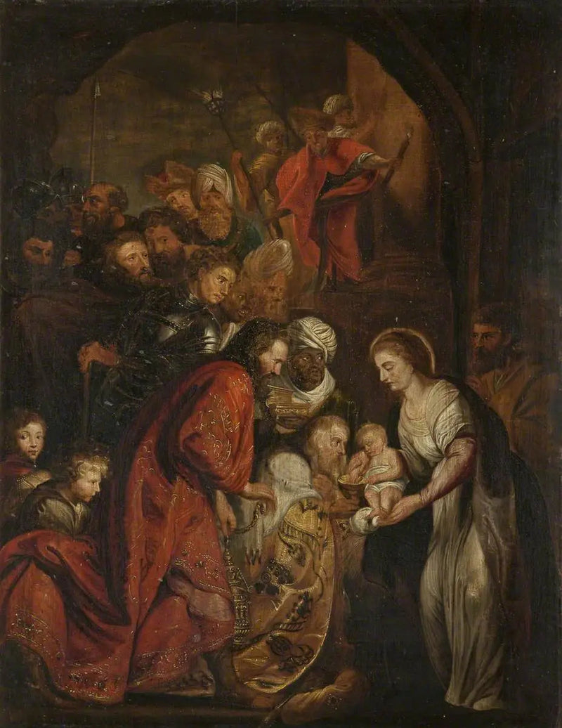 De vise männens tillbedjan - Peter Paul Rubens
