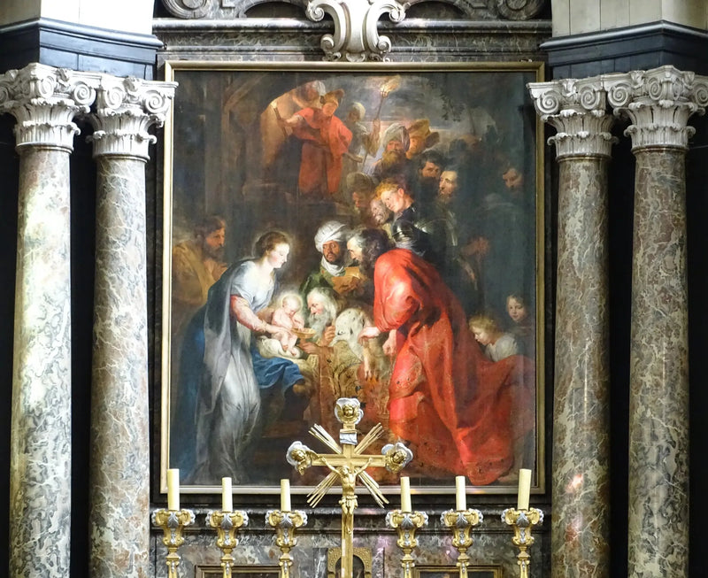 De vise männens tillbedjan - Peter Paul Rubens