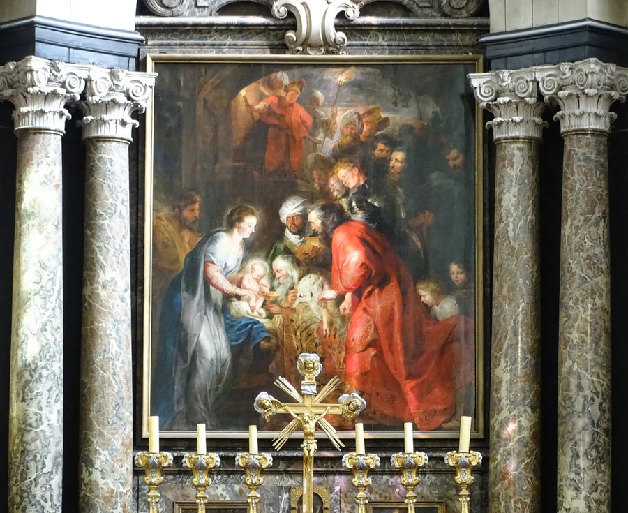 De vise männens tillbedjan - Peter Paul Rubens