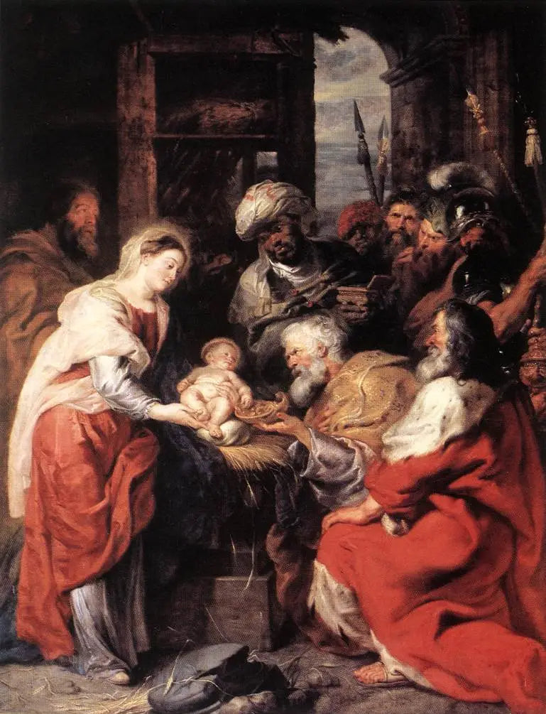 De vise männens tillbedjan - Peter Paul Rubens