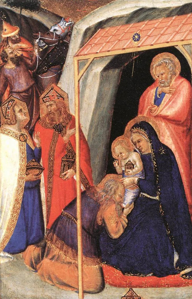 De vise mäns tillbedjan - Pietro Lorenzetti