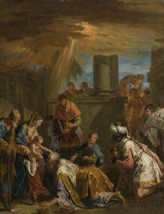 De vise männens tillbedjan - Sebastiano Ricci