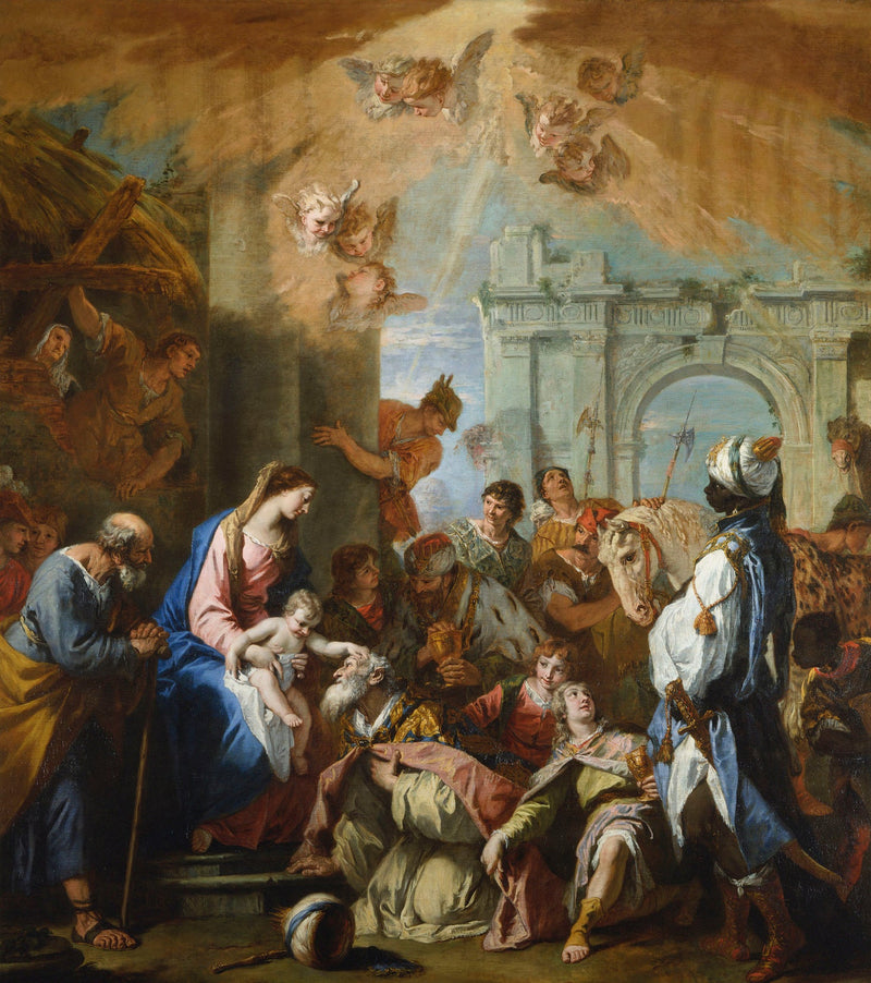 De vise mäns tillbedjan - Sebastiano Ricci