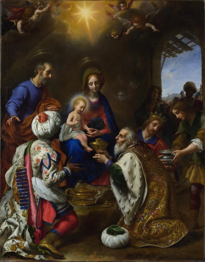 Adorationen av de vise männen - Carlo Dolci
