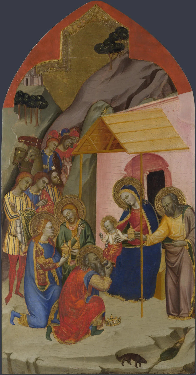 Adorationen av de vise män - Jacopo di Cione