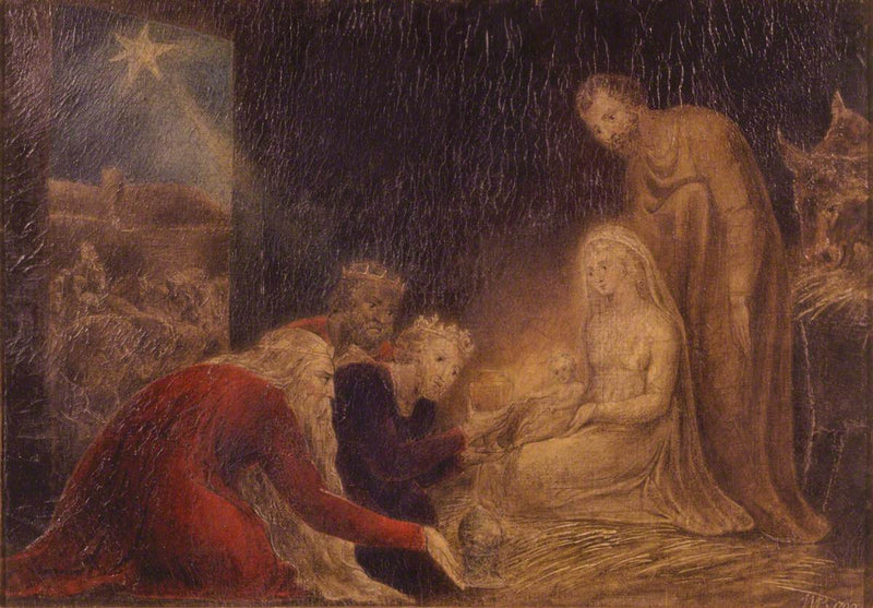 Adoration av de vise män - William Blake