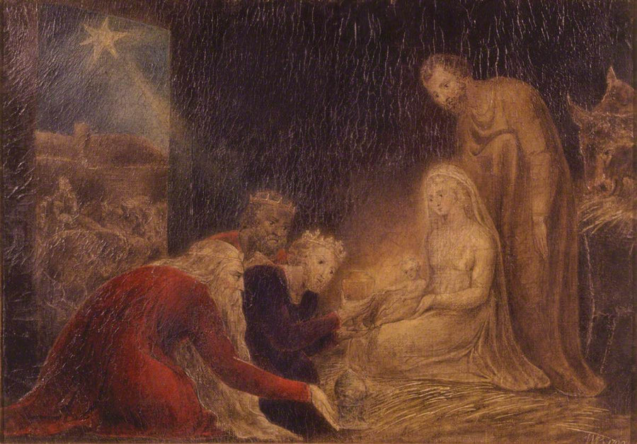 Adoration av de vise män - William Blake