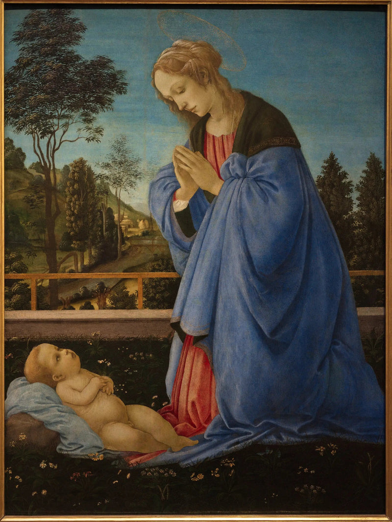 Kristi tillbedjan - Filippino Lippi