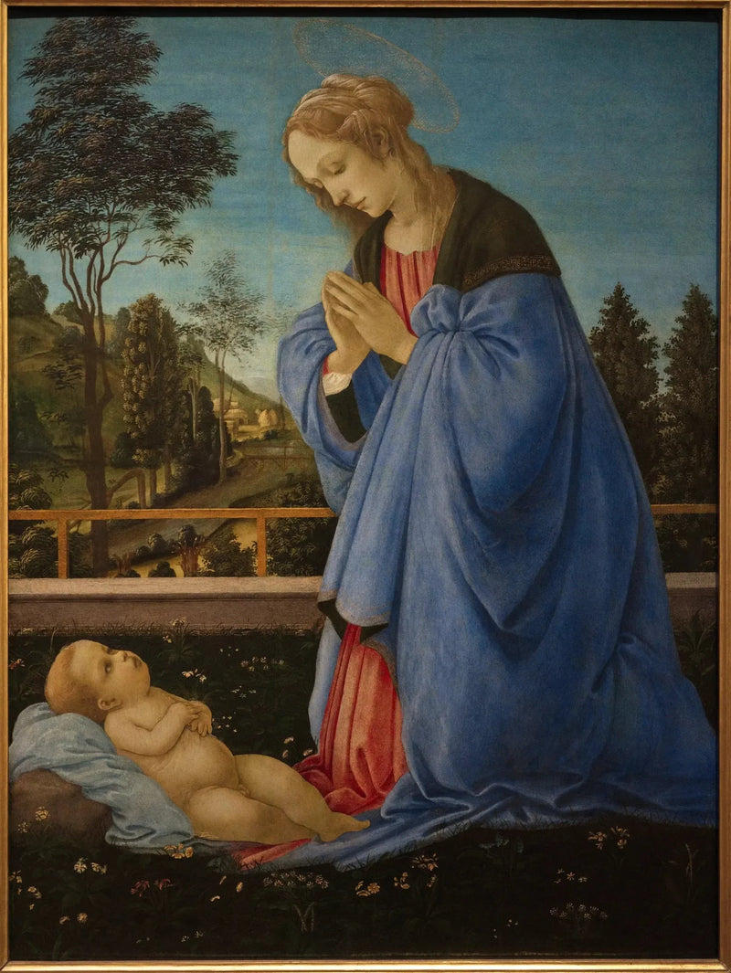 Kristi tillbedjan - Filippino Lippi