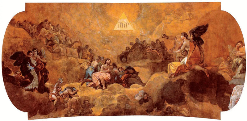 Gudsnamnets tillbedjan - Francisco de Goya