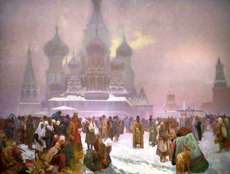 Befrielsen av de ryska bönderna - Alphonse Mucha