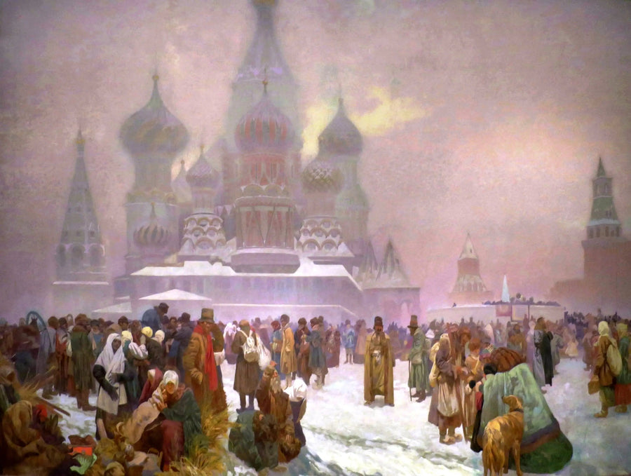 Befrielsen av de ryska bönderna - Alphonse Mucha