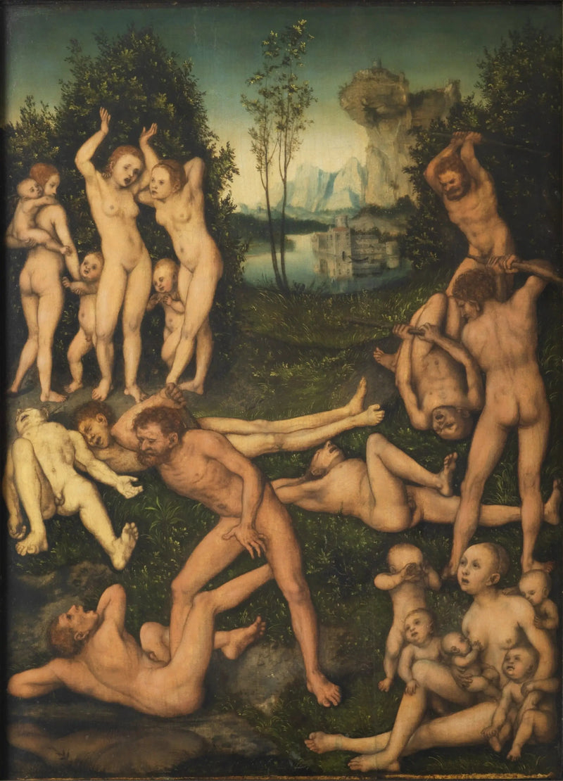 Silveråldern, tidigare kallad Effekterna av svartsjuka - Lucas Cranach den äldre