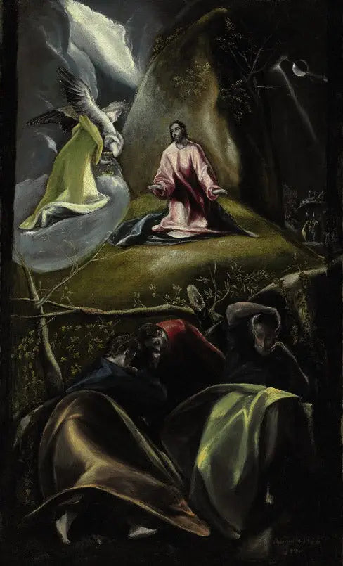 Ångesten i olivträdgården - El Greco