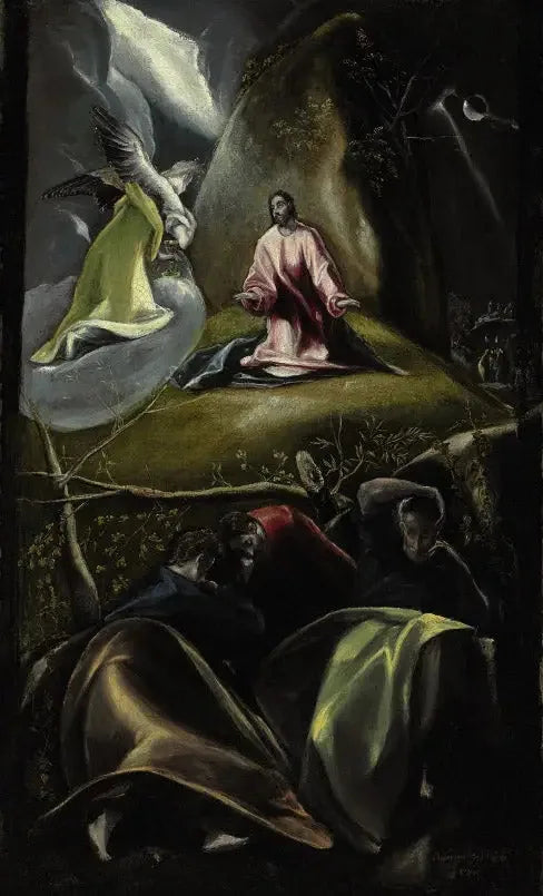 Ångesten i olivträdgården - El Greco